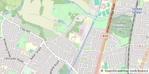 Map of Enfield