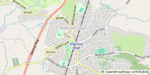 Map of Alderley Edge