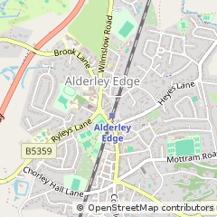 Map of Alderley Edge