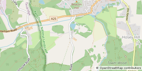 Map of Westerham