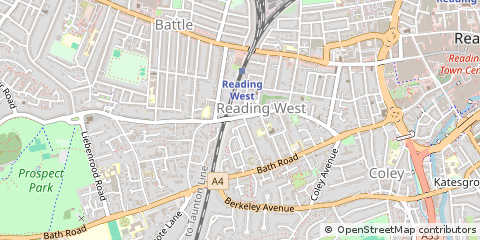 Map of Reading