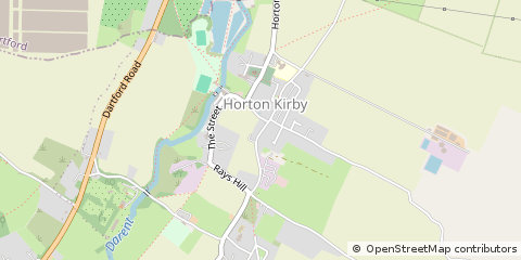 Map of Dartford, Kent