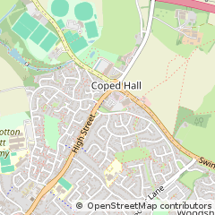 Map of Swindon, Wiltshire