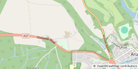 Map of Arundel, West Sussex