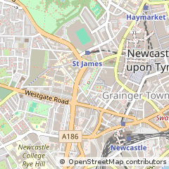 Map of Newcastle Upon Tyne