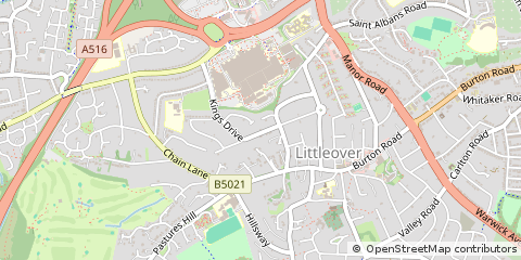 Map of Derby