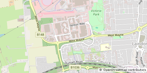 Map of Laindon, Essex