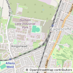 Map of Stockton on Tees, Cleveland