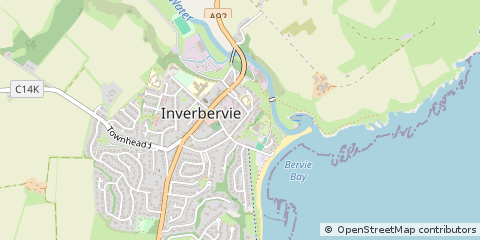 Map of Inverbervie