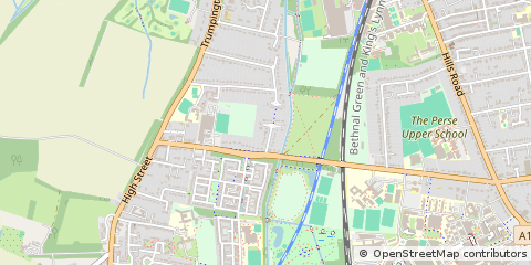 Map of Cambridge, Cambridgeshire