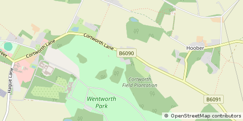 Map of Rotherham