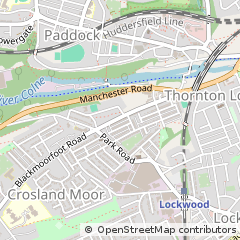 Map of Huddersfield