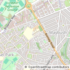 Map of Southampton, Hampshire