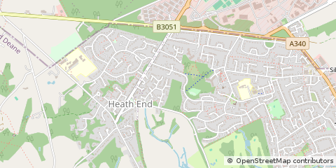 Map of Tadley, Hampshire