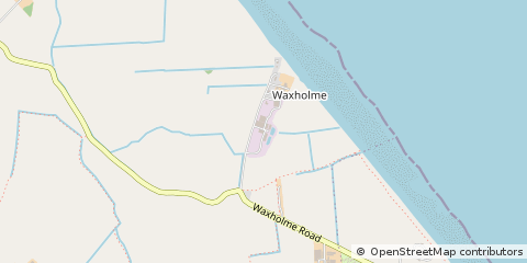 Map of Withernsea, North Humberside