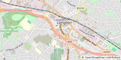 Map of Stoke-on-Trent