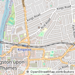 Map of Surrey KT HH, Surrey