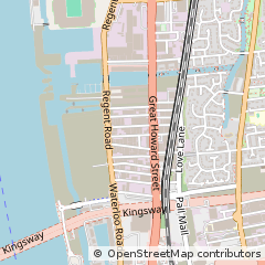 Map of Liverpool, Merseyside