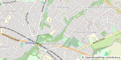 Map of Southampton, Hampshire