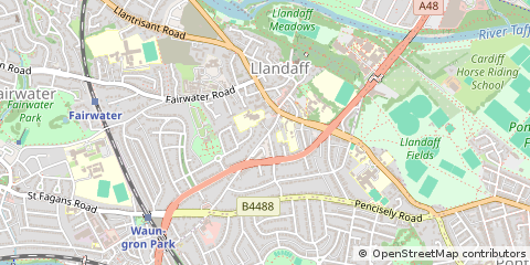 Map of Cardiff