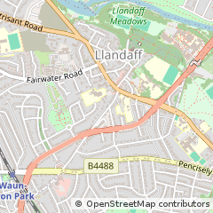 Map of Cardiff