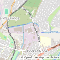 Map of ST Helens, Merseyside
