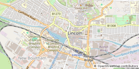 Map of Lincoln