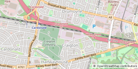 Map of Glasgow