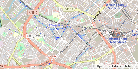 Map of Birmingham