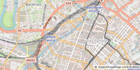 Map of Manchester