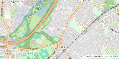 Map of Guildford