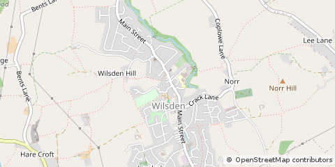 Map of Bradford, West Yorkshire