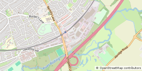 Map of Loughton, Essex