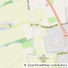 Map of Horncastle, Lincolnshire