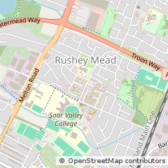 Map of Leicester