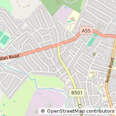 Map of Belfast, Co. Antrim