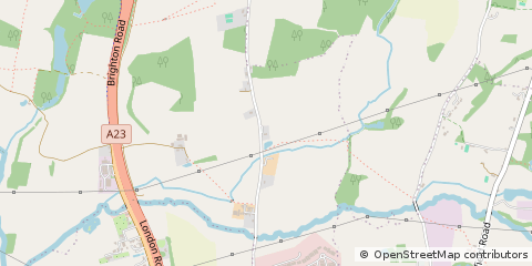Map of Hassocks, West Sussex