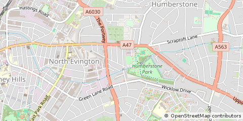 Map of Leicester