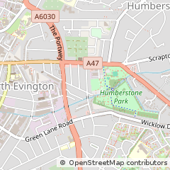 Map of Leicester