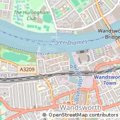 Map of Wandsworth, London