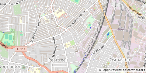 Map of Derby