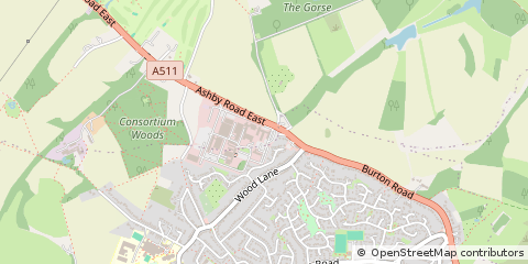 Map of Burton-on-Trent, Burton On Trent
