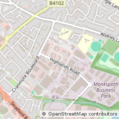 Map of Solihull