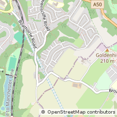 Map of Stoke-on-Trent, Staffordshire