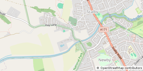 Map of Scarborough, North Yorkshire