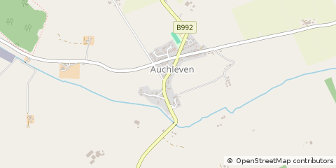 Map of Insch, Aberdeenshire