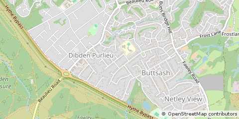Map of Southampton, Hampshire