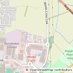 Map of York, North Yorkshire