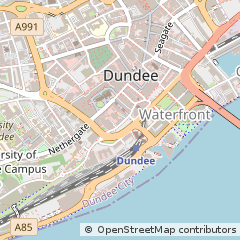 Map of Dundee