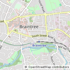 Map of Braintree, Essex